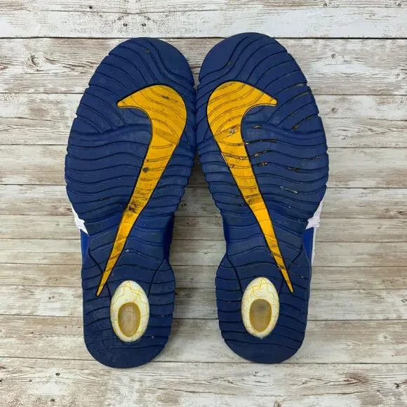 Nike Air Max Penny Warriors 685153-401 Blue Basketball Shoes